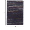 Colonial Mills Navajo Braided Rug, Navy 5x7, Rectangle Shape - 2 of 4