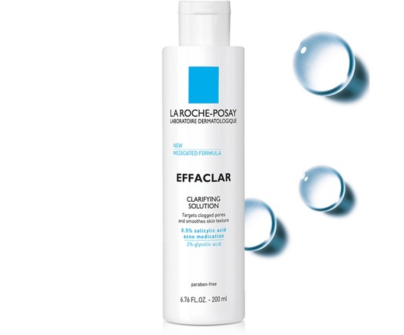 La Roche Posay Effaclar Face Toner Clarifying Solution with Medicated Formula - 6.76oz