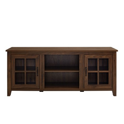 NicBex Modern Farmhouse Solid Wood TV Stand, Media Console TV Cabinet for Living Room