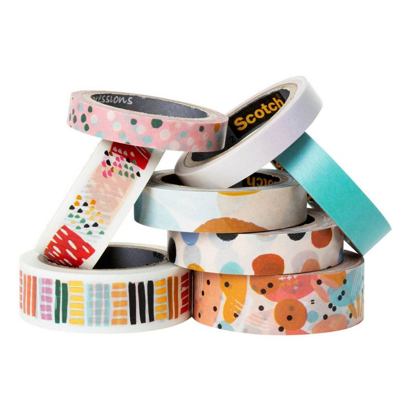 Scotch 8pk Expressions Washi Tape Abstract Modern, 3 of 14