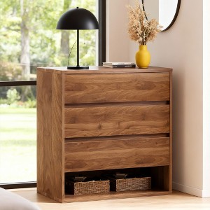 Gaoyangjiaju 29.92 Inch Wooden Dresser with Drawers for Bedroom Storage - 1 of 4