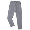 Collections Etc Men's Fleece Cargo Pants - 2 of 4