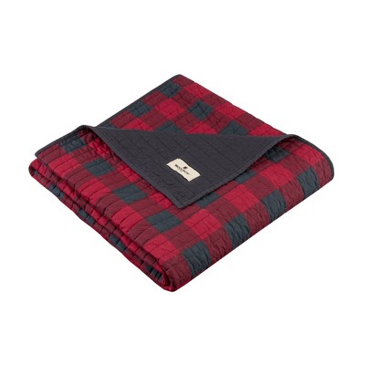 50"x70" Check Quilted Throw Blanket Red - Woolrich