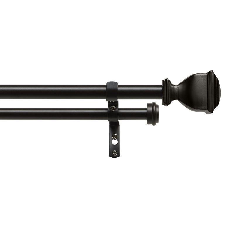 Exclusive Home Napoleon Double Curtain Rod and Finial Set, 2 of 4