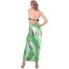LA LEELA Women's Summer Sarongs Coverups Vacation Wraps Beachwear Beach Swim Cover Ups Women Sarong for Swimwear for Women One Size Green,Tie Dye - 4 of 4