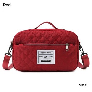 Hachikiko Women’s Quilted Crossbody Sling Bag - Lightweight One-Strap Chest Purse for Daily Use - 1 of 1