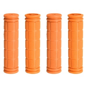 Unique Bargains Rubber Non-Slip Mushroom Bike Fit 7/8" Handlebar Grips 4.53" 4 Pairs - 1 of 4