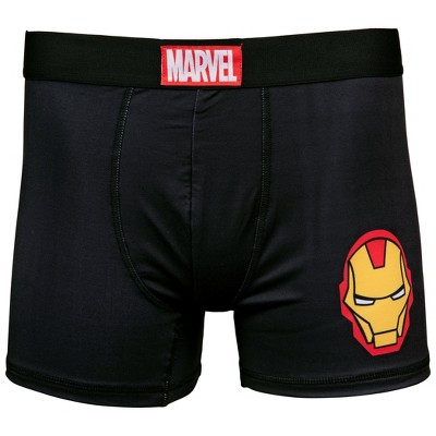 Mens Marvel Iron Man Classic Logo Boxer Briefs