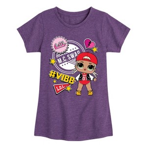 Girls' - LOL Surprise! - M.C. Swag Vibe Fitted Short Sleeve Graphic T-Shirt - 1 of 4