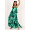 Petal and Pup Womens Bloom Strapless Maxi Dress - 2 of 4