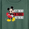 Women's - Disney - Hey There! Hi There! Lightweight French Terry Wide Neck Long Sleeve Graphic Shirt - 2 of 4