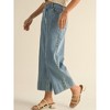 Women's Wide Hem Jeans - MIOU MUSE - 2 of 4