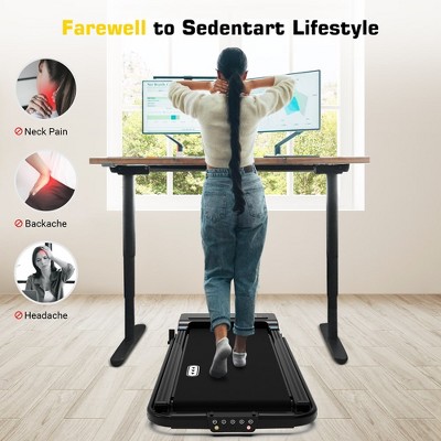 Redliro 2 In 1 Under Desk Folding Treadmills Walking Running Machine 7 ...