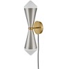 Lark Betty 2 - Light Sconce in  Polished Nickel/Lacquered Brass - 4 of 4