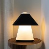 JONATHAN Y Enzo 11.63" Modern Contemporary Plant-Based PLA 3D Printed Dimmable Table Lamp: UL Listed, Pyramid Shade - image 2 of 4