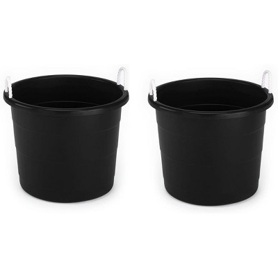 toy bucket with rope handles