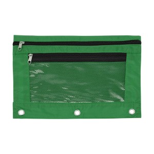 Unique Bargains Pencil Case for 3 Ring Binder Double Layer Smooth Zipper for Folders - 1 of 4