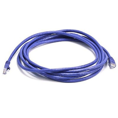 Monoprice Cat5e Ethernet Patch Cable - 10 Feet - Purple | Network Internet Cord - RJ45, Stranded, 350Mhz, UTP, Pure Bare Copper Wire, 24AWG