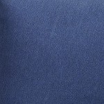 gray wicker/blue cushion