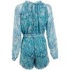 VENUS Womens Crinkle Chiffon Romper - 4 of 4