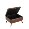 CAVINAS Mid-Century Modern Square Storage Ottoman,Convertible Footstool with Hidden Storage,Entryway Bench for LivingRoom,Bedroom - 2 of 4