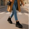 CUSHIONAIRE Hippy Women’s Platform Ankle Boots – Genuine Suede, Faux Fur Lining, Cozy Winter Slip-On Design, Comfortable Footwear - 3 of 4