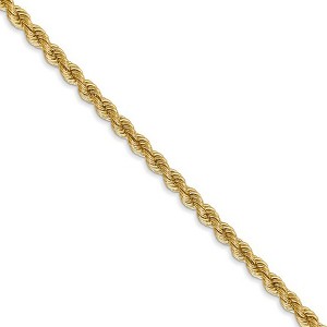 Black Bow Jewelry 2.75mm Handmade Solid Classic Rope Chain Necklace - 1 of 4