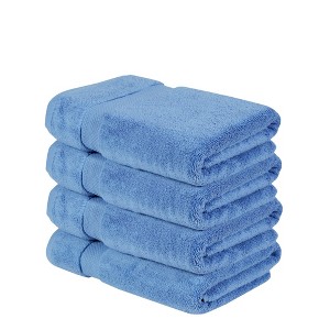 Splash Ultra-Soft Zero Twist 100% Ring Spun Cotton Bath Towel Set - Reversible, 550 GSM, Breathable, Lightweight, Highly Absorbent Towels for Bathroom - 1 of 4