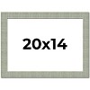 PosterPalooza | Sculpted Blue Picture Frame - UV Acrylic, Backing Board, Hanging Hardware Included - 2 of 4