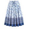 Collections Etc Cotton Border Print Skirt - 4 of 4