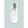 Claude Faux Leather Back Panel Detail Women Sneakers - 4 of 4