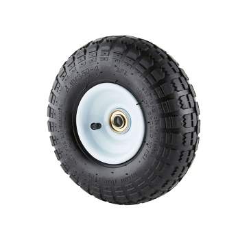Tricam Farm and Ranch FR1055 10 Inch Replacement Pneumatic Turf Tire for Utility Garden Carts, Wheelbarrows, Dollys, and Wagon, Single Tire