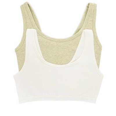 Felina Women's Organic Cotton Bralette (wheat, Small) : Target