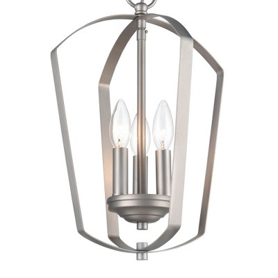 Millennium Lighting Ivey Lake 3 - Light Chandelier in  Satin Nickel