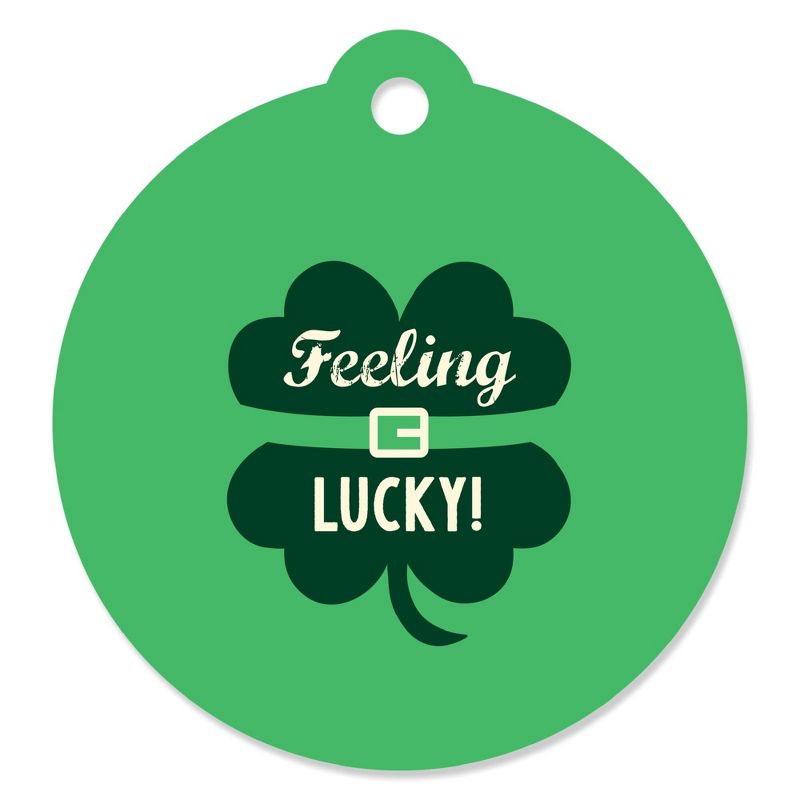 Big Dot of Happiness St. Patrick's Day - Saint Paddy's Day Party Favor Gift Tags (Set of 20), 1 of 5