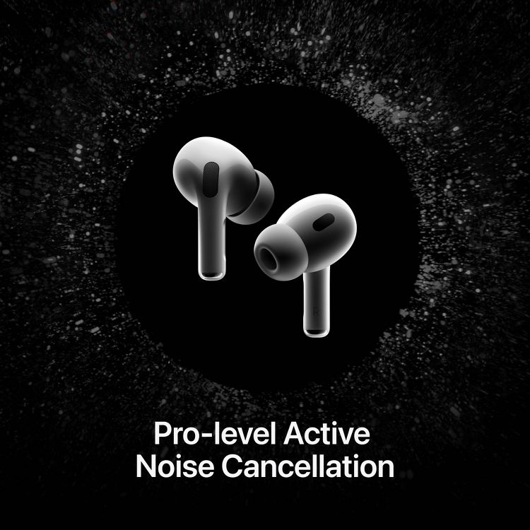 Apple AirPods Pro 2 Wireless Earbuds with Active Noise Cancellation, 3 of 8