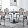 NicBex Modern 31.5" Round Coffee Table with Metal Frame for Living Room and Bedroom - 3 of 4
