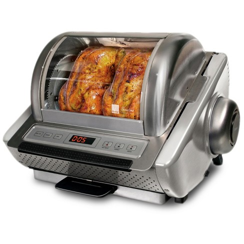 Ronco Series Black Countertop Rotisserie Oven