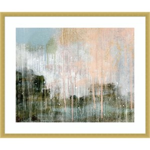 Amanti Art Paint Splattered Landscape II by Victoria Barnes Wood Framed Wall Art Print - 1 of 4