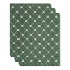 Bone Dry Microfiber Trellis Printed Pet Towel 3 Piece Set, Hunter Green - 4 of 4