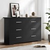 SKONYON 6 Drawer Dresser with Metal handles - 2 of 4