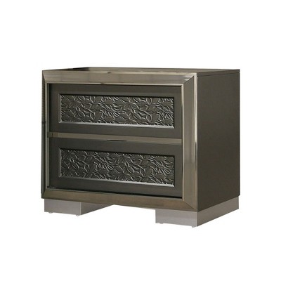Royal Hampton Nightstand, 2 Leaf Molded Framed Drawers