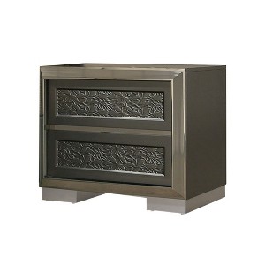 Royal Hampton Nightstand, 2 Leaf Molded Framed Drawers - 1 of 1