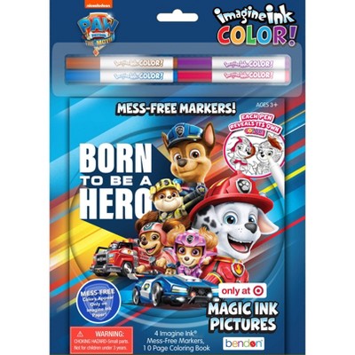 PAW Patrol Imagine Ink COLOR! Book