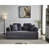 TIRAMISUBEST 77 Inch Convertible Corduroy Sleeper Sofa Bed 4 in 1 King Size Floor Mattress Memory Foam No Assembly - 2 of 4