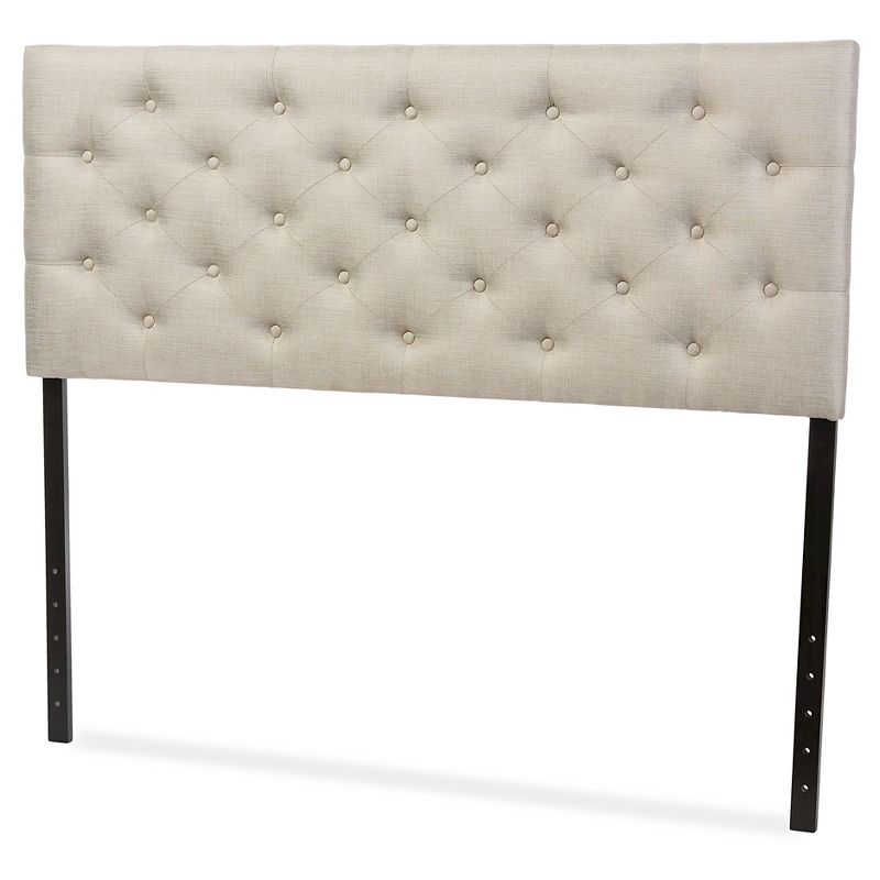 Viviana Modern And Contemporary Faux Leather Upholstered Button-Tufted Headboard - Baxton Studio, 1 of 6