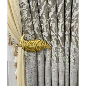 Tree City Luxury Gold Leaf Curtain Tiebacks - The Perfect Combination of Nature and Nobility - 1 of 1
