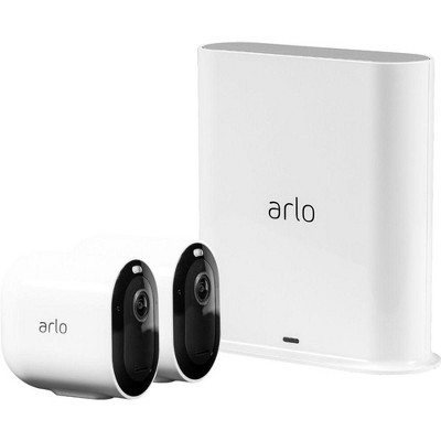 Arlo VMS4240P-100NAR Pro 3 2K HDR Wire-Free Security System - Certified Refurbished