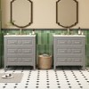 CAVINAS Bathroom Vanity with Ceramic Sink Combo,Freestanding Single Vanity Set with 3 Drawers,Bathroom Storage Cabinet with Wood Frame - 2 of 4