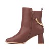 Fashion To Figure Women's Maire Bootie with chain - Wide width - 3 of 4